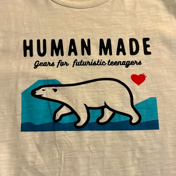 Human Made Polar Bear 🐻❄️ TShirt (New) - Picture 2 of 2